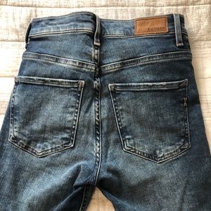 Express high rises ripped jeans